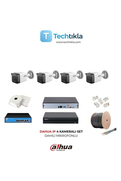 Ip 4 Kameralı Set ( HDD Hariç )