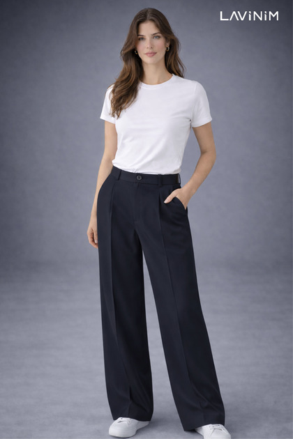 Premium Double Set P Cotton U T-Shirt & O Oversized P Palazzo Pants Comfortable and Stylish