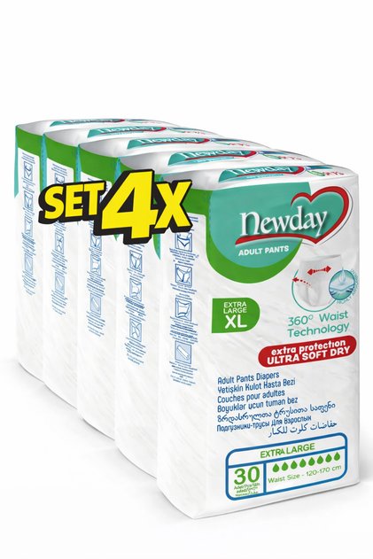 SET 4X SCUTECE PENTRU ADULTI - CHILOT, ADULT PANTS, XL SIZE, 120BUC./SET