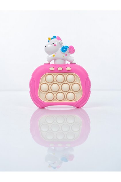 Işıklı popit eğitici oyuncak kız çocuk oyuncak pembe
