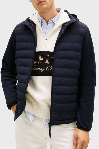 Regular Fit Kapitoneli Kapüşon Yaka Mont Erkek MONT MW0MW41788 0GY