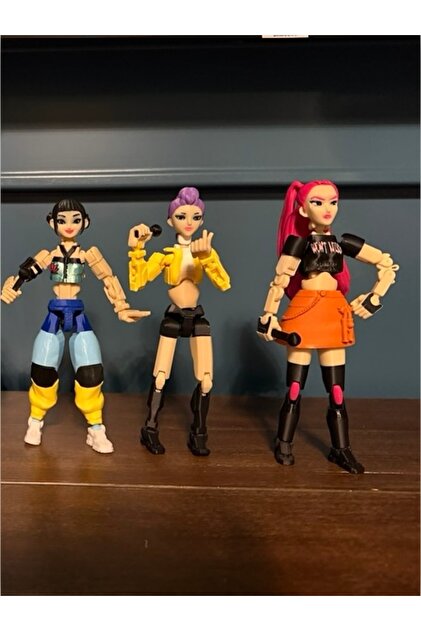 Rüzgar Tasarım Mira Rumi Zoey 3'lü Set KPop Demon Hunters Tüm