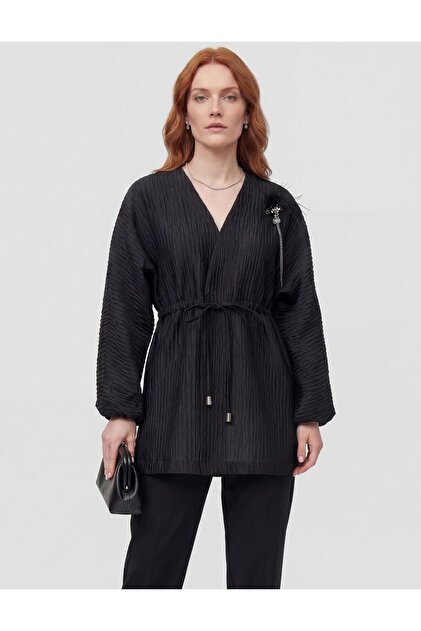 Jacquard Jacket Black