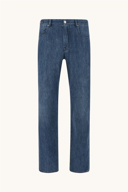 Men's Woven Five Pocket Denim Jeans