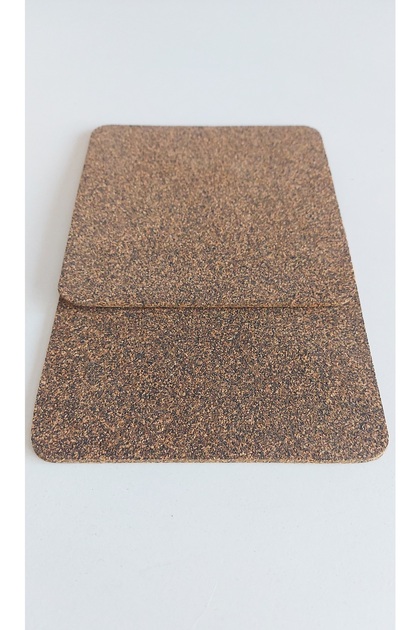 Rubber Cork Footpad 14.5X14.5Cm Thickness 3 mm 2 Pieces