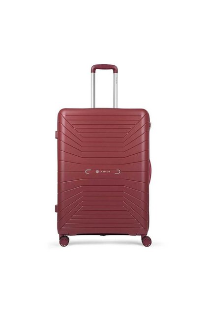 Carnival Plus 4 Wheel Hard Trolley 76cm Maroon