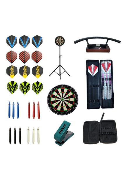 Dart Başlangıç Seti – Dart Tahtası, Tripod, Işık, 22gr Dart Oku, Flight ve Şaft