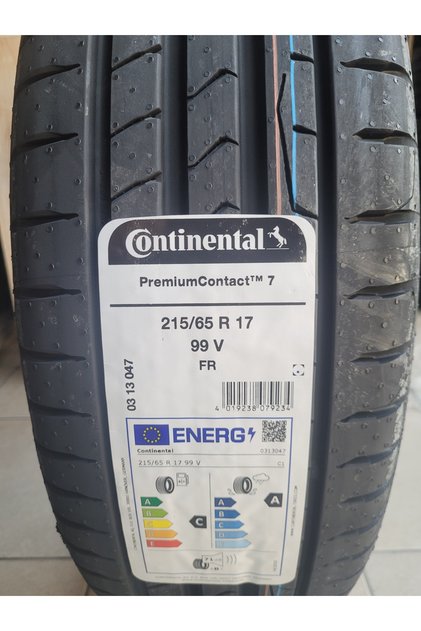 215/65R17 Premium Contact7 99V FR Set Olarak (4 Adet ) Yazlık 2026 Üretim *