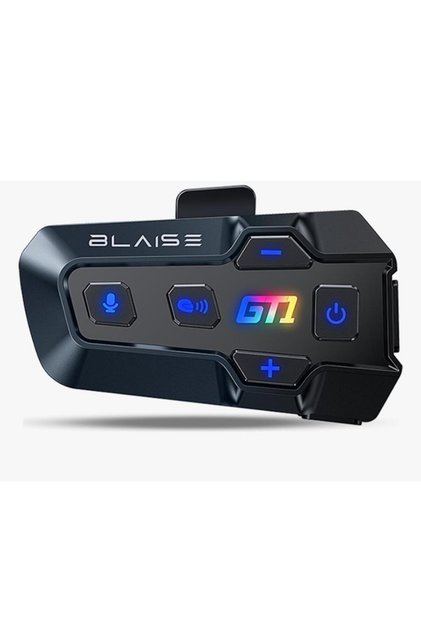 GT1 Bluetooth Motosiklet Intercom Siyah