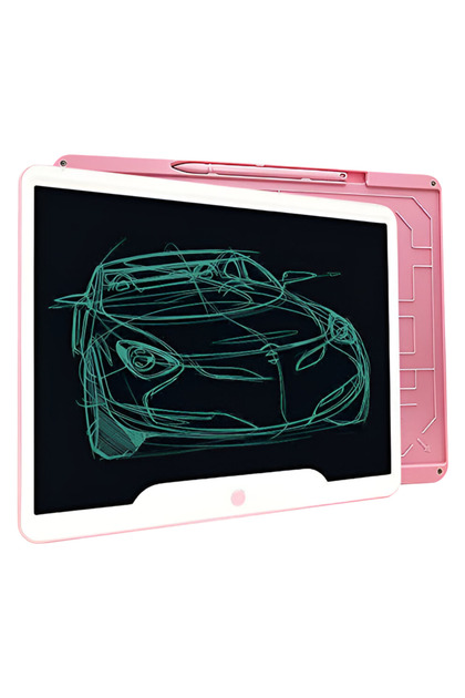 Richgv Tabletă Grafică - LCD - mărime 15 Inchi - Negru - Notes Electronic Desen Copii fără Radiații