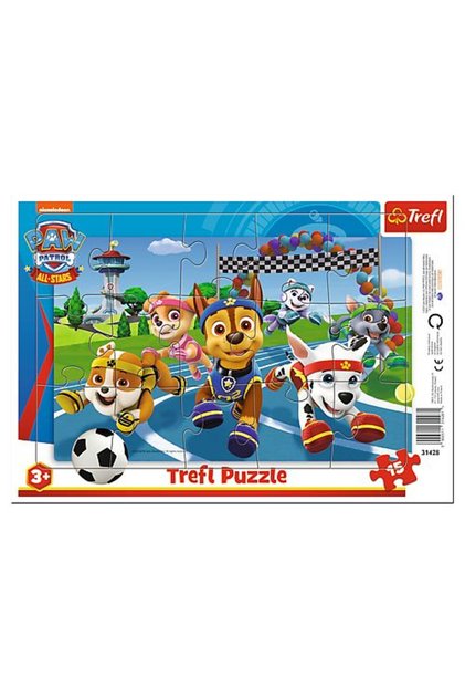 Puzzle 15 Cu Cadru Patrula Catelusilor Caini De Ajutor