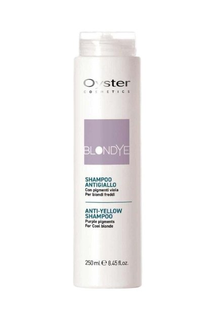 Blonde Shampoo Anti-Yellowing with Purple Pigment and Hyaluronic Acid - 250 ml