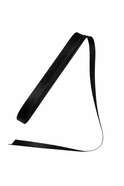 Black Satin Ribbon 1 cm 10 Meters, Bundle Dowry Special Day Gift Decoration Ribbon
