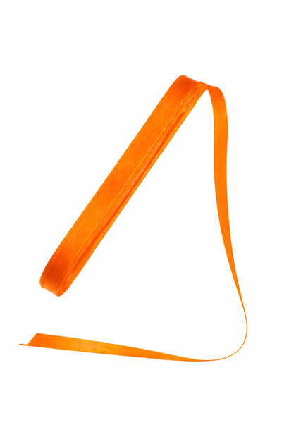 Orange Satin Ribbon 1 cm 10 Meters, Bundle Dowry Special Day Gift Decoration Ribbon
