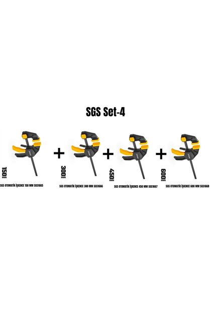 Sgs Set-4 (OTOMATİK İŞKENCE 150 MM+300 MM+450 MM+600 MM) - Fiyatı