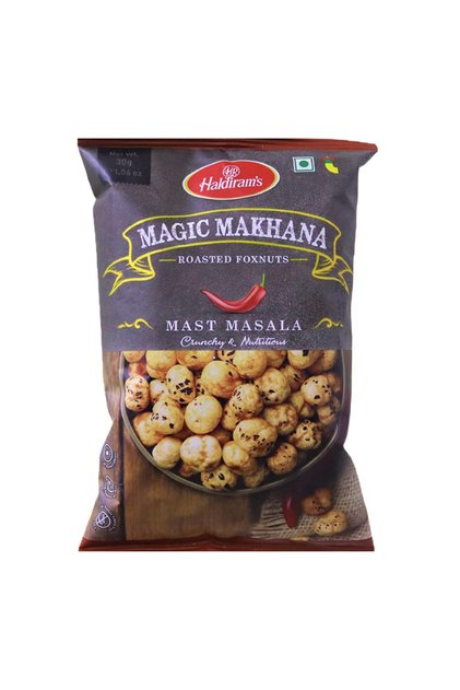 Roasted Foxnuts Makhana Mast Masala Spicy Indian Crunch (30g)
