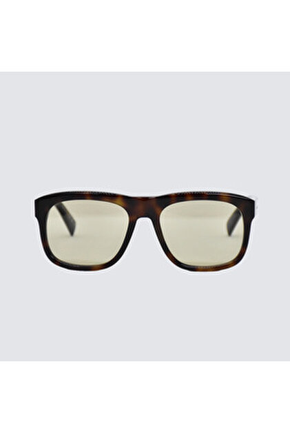 Saint Laurent SL 558 013 57 Unisex Kare Kırçıllı Kahverengi Kemik