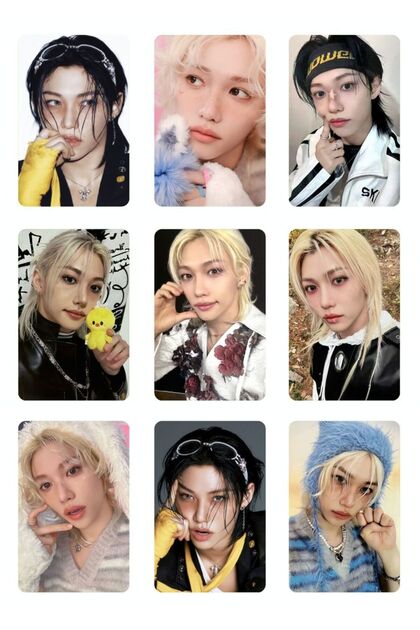 Stray Kids Felix タレントカード 6枚セット sevimliflower FELİX STRAY KİDS 1 ADET FOTOKART PVC KAPLI 9*6 CM 7