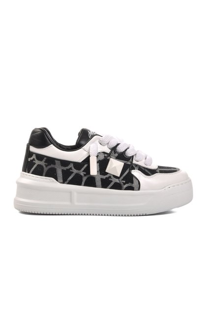 Black Gray White Unisex Sneaker