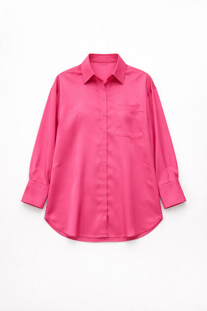 Relax Fit Satin Shirt
