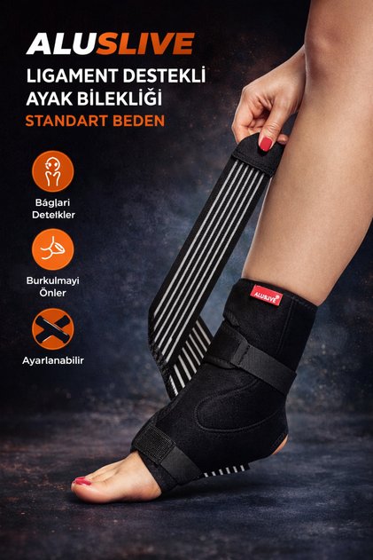 LİGAMENT DESTEKLİ AYAK BİLEKLİĞİ SAĞ VE SOL KULLANILABİLİR STANDART BEDEN