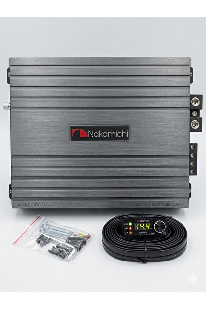 Nakamichi NKXD Serisi 1500.1 D Class Mono Dijital Göstergeli Bass