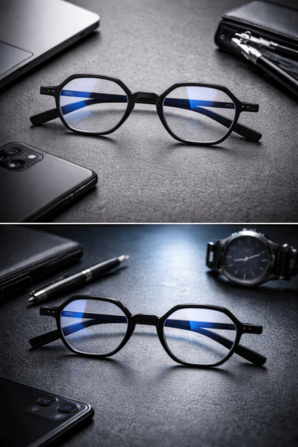 Oxxop Accessory Yakın Gözlük 3.25, Mavi Işık Filtreli, Esnek SİYAH