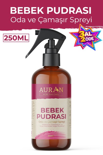 Bebek Pudrası Oda Ve Çamaşır Spreyi Oda Kokusu Oda Spreyi Room Spray 250ml