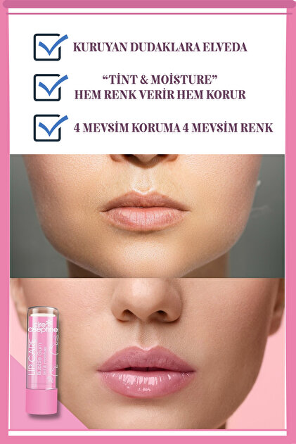 Cire Aseptine Lip Care Bubble Gum Renkli Dudak Bakım Kremi 4,5 G