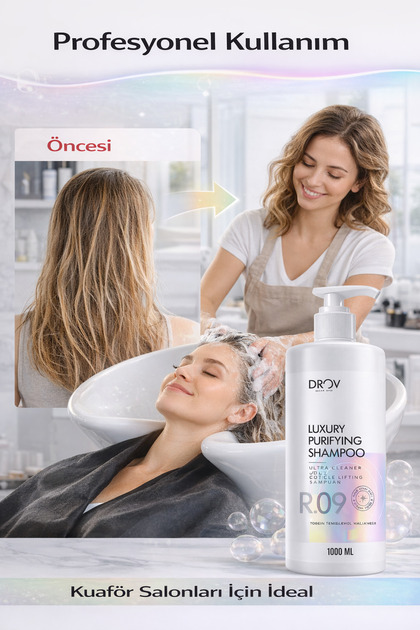 DROV KOZMETİK LUXURY PURİFYİNG 1000ML ARINDIRICI ŞAMPUAN ULTRA