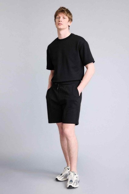 İnce Sweatshirt Kumaşı Şort H0652AX26SP
