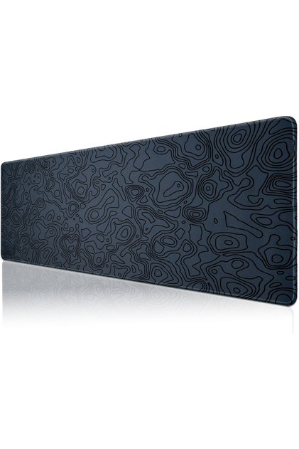 Pro Grey Map Lines 70x30 Cm Xl Gaming Oyuncu Mouse Pad Mousepad