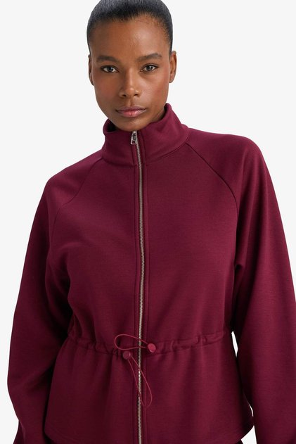 Warmtech Standard Fit Zippered Soft Fleece Modal Cardigan G4368Ax25Wn