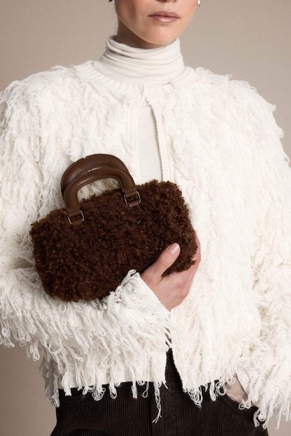 Women's Plush Crossbody Bag F1253Axns