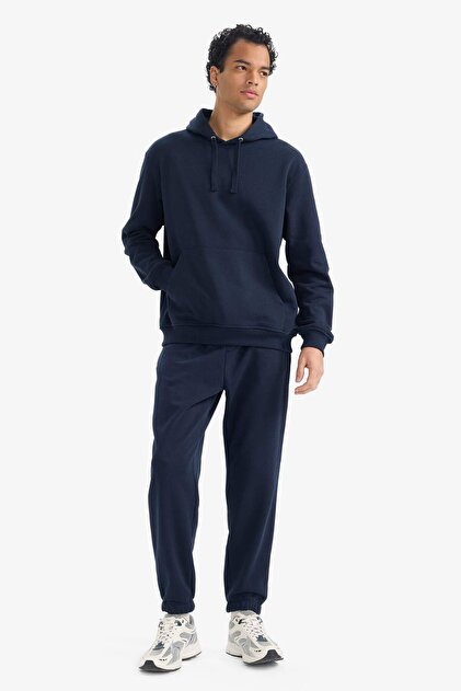 トップス iiy Defacto Boxy Fit 2'li Takım Bisiklet Yaka Baskılı Sweatshirt
