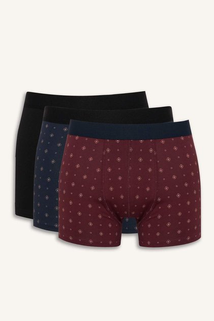 Regular Fit Puantiye 3'lü Boxer F9032AX25AU