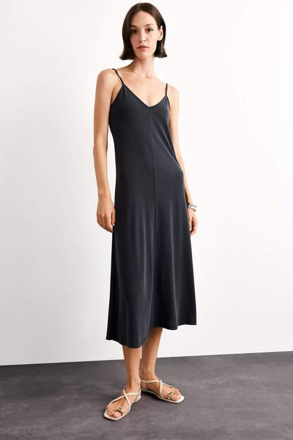 Modal Thin Strap Maxi Dress G1334Ax25Sm