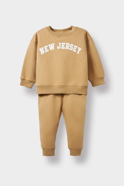 2-Piece Printed Sweatshirt Tracksuit Bottoms Boys Baby E8985A525AU
