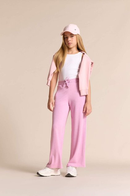 Wide Leg Cepli Geniş Paça Pantolon Kız Çocuk E8294A825AU