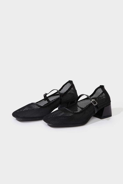 Women's Single Strap High Sole Heeled Shoes E9644Ax25Hs
