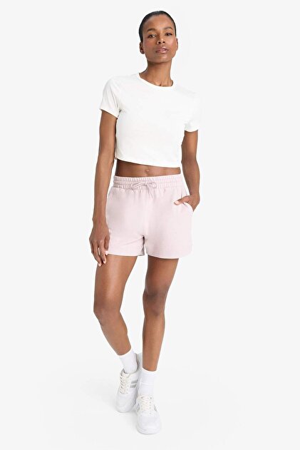 Defacto Standart Fit Sporcu Kısa Paça Basıc Şort Z6696AZ25SM
