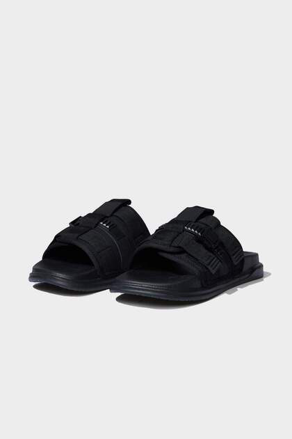 Men's Flat Sole Single Strap Slippers D8084Ax25Sm