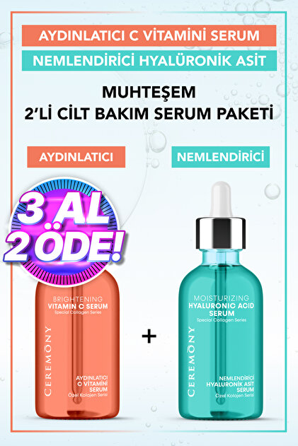 Ceremony Nemlendirici Hyaluronik Asit + Canlandırıcı C Vitamini