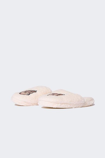 Women's Sloth-Themed Flat Sole Plush House Slippers (24 Au)