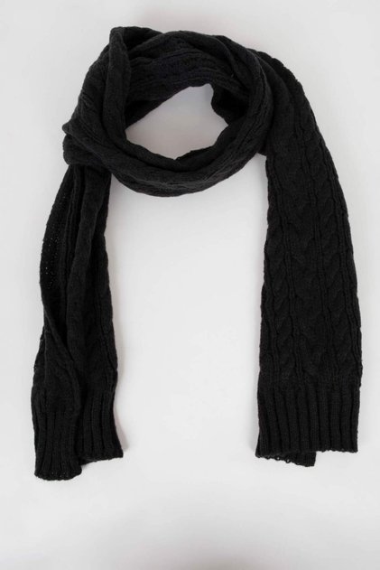 Men's Hair Braid Knitwear Scarf C8266Ax24Wn