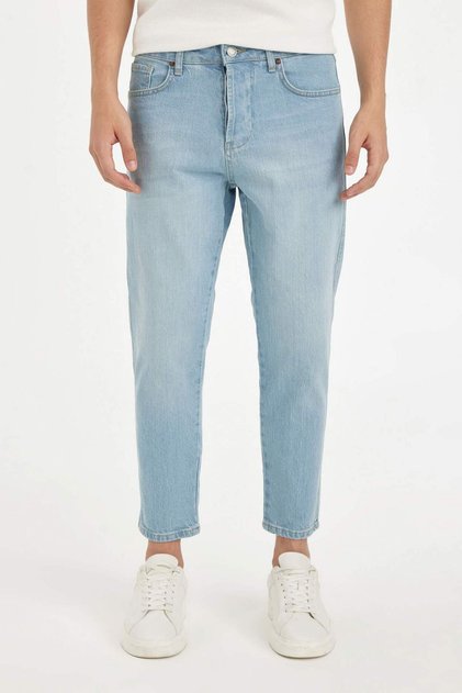 Slim Cropped Fit Slim Fit Normal Waist Skinny Leg Jean Pants D5837Ax24Au