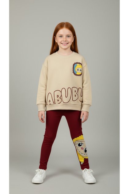 Labubu Printed Tights Set