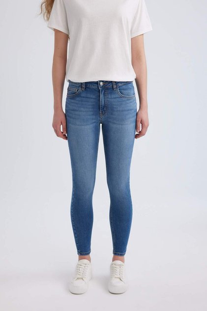 Rebeca Skinny Fit Normal Waist Narrow Leg Long Jean Pants B6506Ax24Sp
