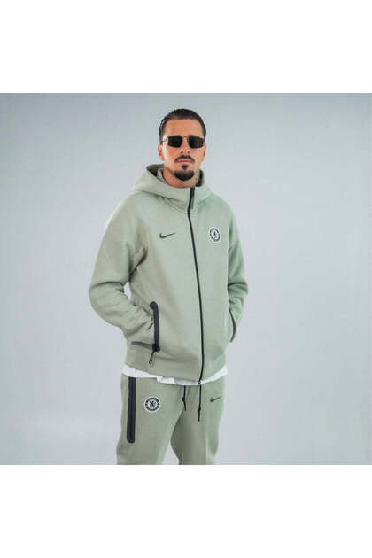 Nike Chelsea FC Tech Fleece FZ Hoodie Erkek Sweatshirt - Fiyatı