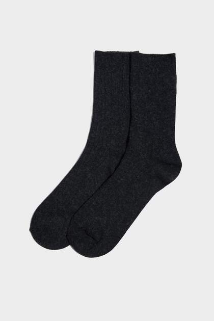 Men's 2-Piece Wool Long Socks H1273Axns